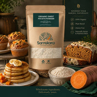 Boniato en Polvo BIO | Endulza Batidos y Repostería de Forma Natural | Fuente de Fibra y Vitamina A | Samskara