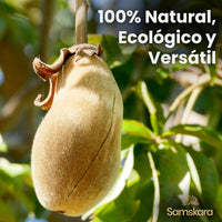 Baobab en Polvo BIO | Aporta un Toque Cítrico y Fibra a tus Bebidas | Superfruto Africano Natural | Samskara