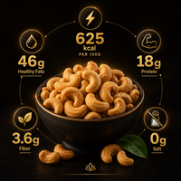 Premium Roasted Cashew - Vacuum Packed