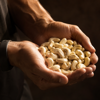 Jumbo Premium Raw Cashews - Vacuum Packed