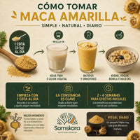 Maca en Polvo BIO | Suaviza tu Café con Sabor Malteado Andino | Raíz Peruana con Minerales | Samskara
