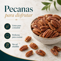 Mitades de Nuez Pecana Mantecosa - Envasadas al Vacío