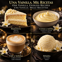 Samskara Vainilla Bourbon Ecológica en Polvo | 50g | Extracto de Vainilla de Madagascar | Vanilla Planifolia | Para Repostería, Postres, Café y Bebidas