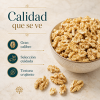 Mitades de Nuez Doradas Premium - Envasadas al Vacío