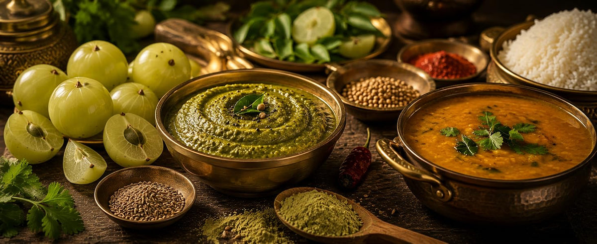 Amla en polvo para cocinar: chutney, dal y salsas agridulces de la cocina india