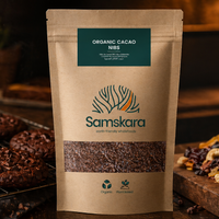 Nibs de Cacao Crudo BIO | Da un Crunch de Chocolate Puro a tus Bowls | Con Magnesio y Hierro Naturales | Samskara