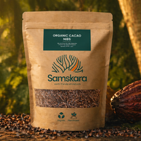 Nibs de Cacao Crudo BIO | Da un Crunch de Chocolate Puro a tus Bowls | Con Magnesio y Hierro Naturales | Samskara