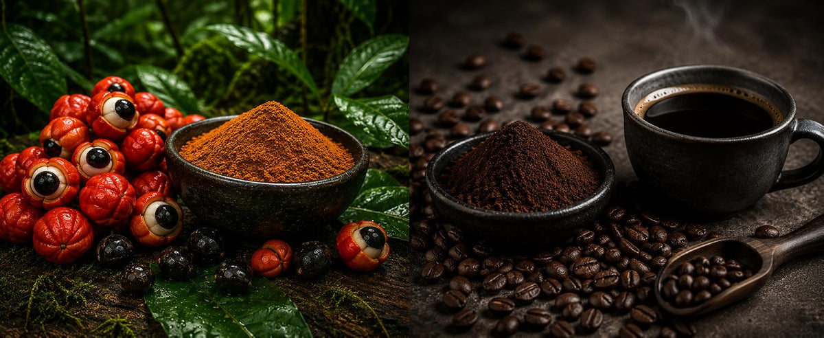 Guaraná con cafeína, teobromina y teofilina: tres xantinas frente a la única del café