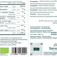 Tribulus Terrestris en Polvo BIO - 150g