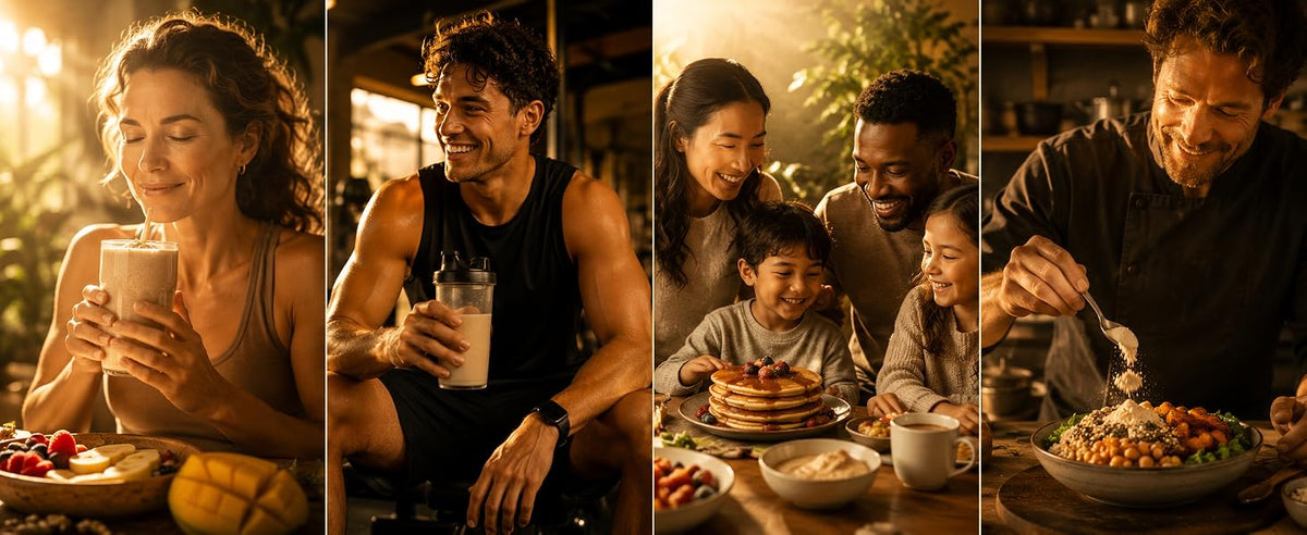 Atleta, cocinero y familias: la proteína de arroz que sirve para todos en la mesa