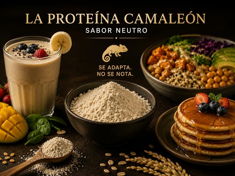 Proteína de arroz de sabor neutro para batidos, repostería, sopas y platos salados