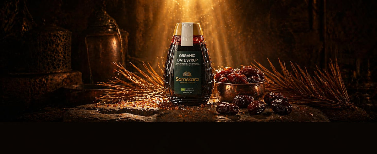 Sirope de dátil ecológico BIO Samskara, 100 % dátiles y sin azúcar añadido
