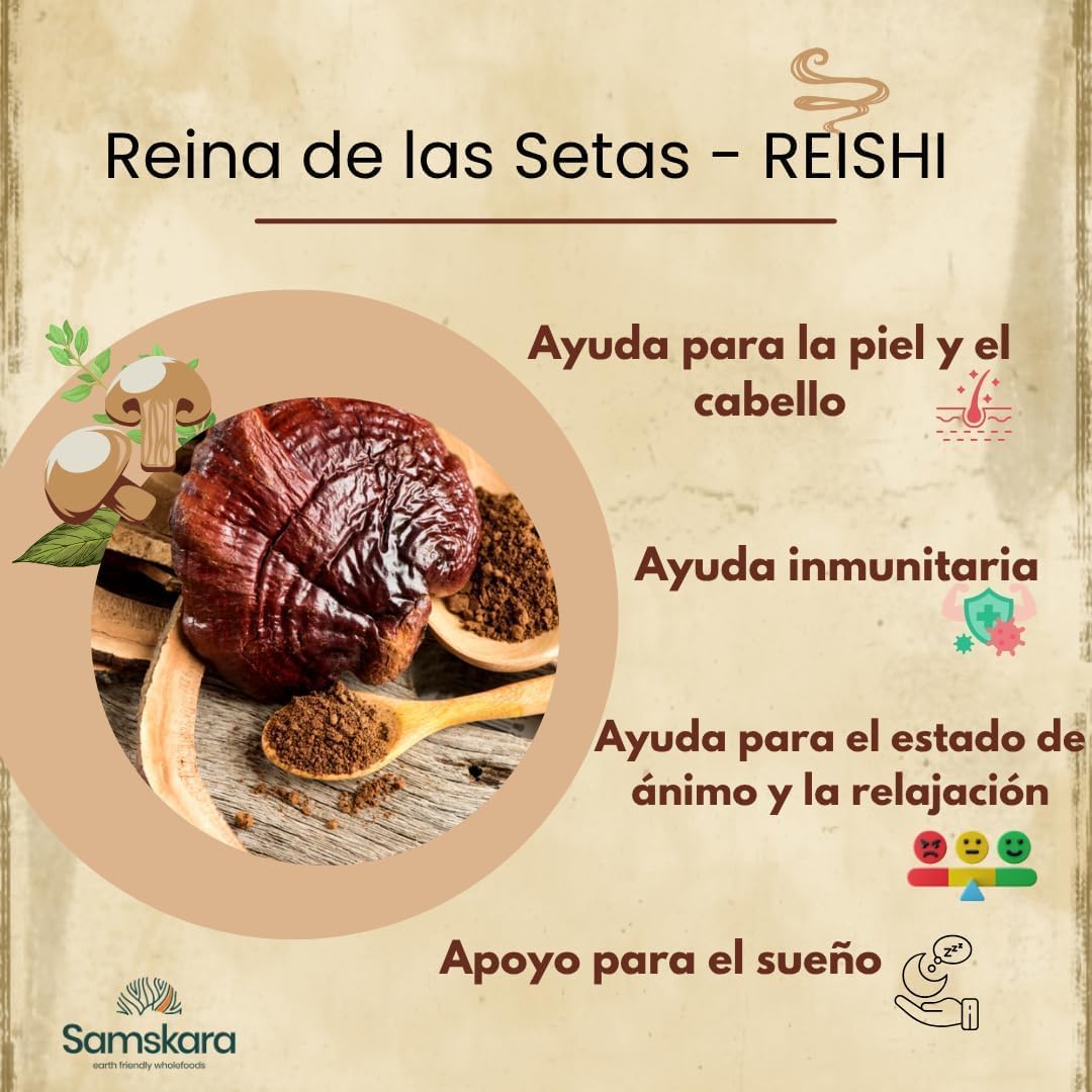 Organic Reishi Powder - 100g