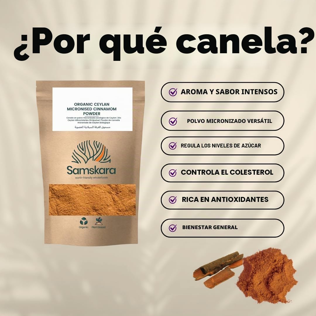 Organic Ceylon Cinnamon Powder - 100g