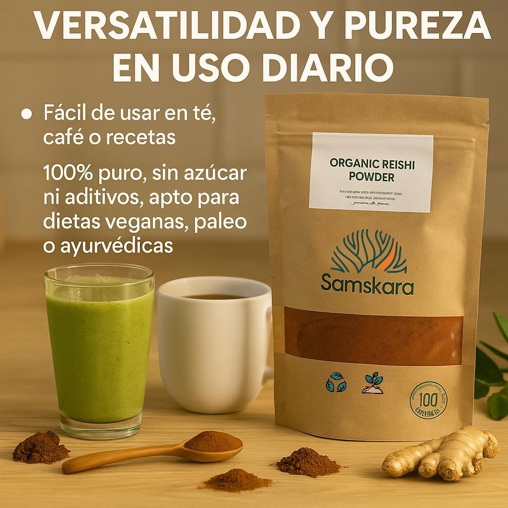 Organic Reishi Powder - 100g