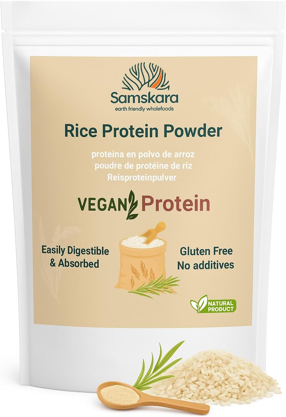 White Rice Protein - 500g