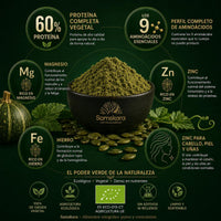 Proteína de Calabaza BIO | Varía tu Proteína Vegetal con Sabor Tostado | Con Magnesio y Zinc Naturales | Samskara