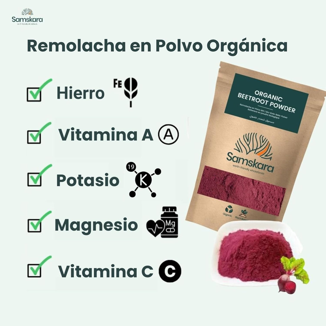 Organic Beetroot Powder - 250g