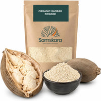 Baobab en Polvo BIO | Aporta un Toque Cítrico y Fibra a tus Bebidas | Superfruto Africano Natural | Samskara