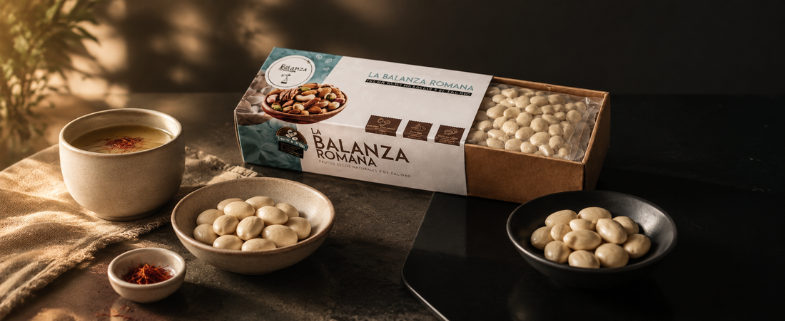 Queen Marcona Blanched Almonds - Vacuum-Packed