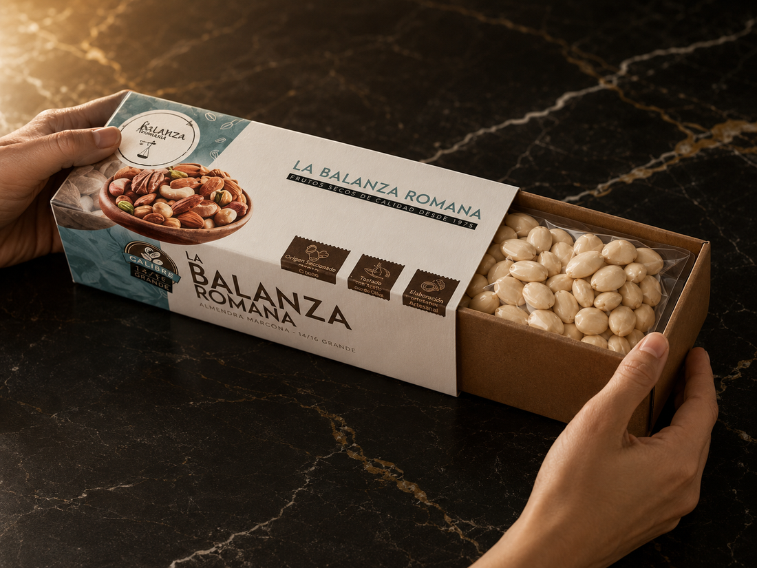 Queen Marcona Blanched Almonds - Vacuum-Packed