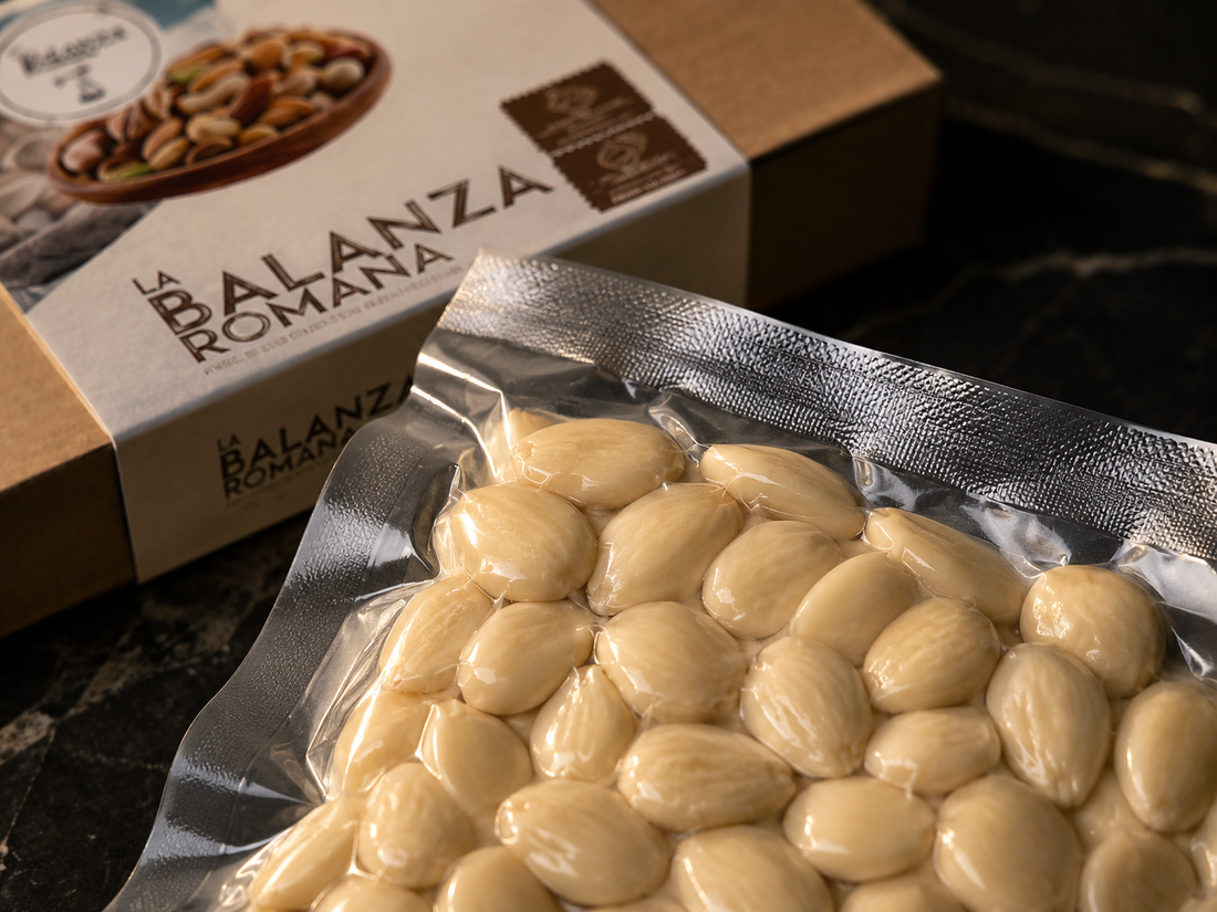 Queen Marcona Blanched Almonds - Vacuum-Packed
