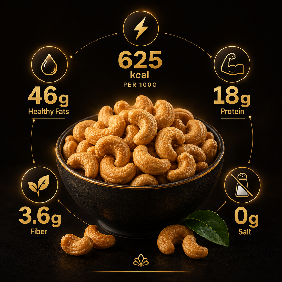 Premium Roasted Cashew - Vacuum Packed