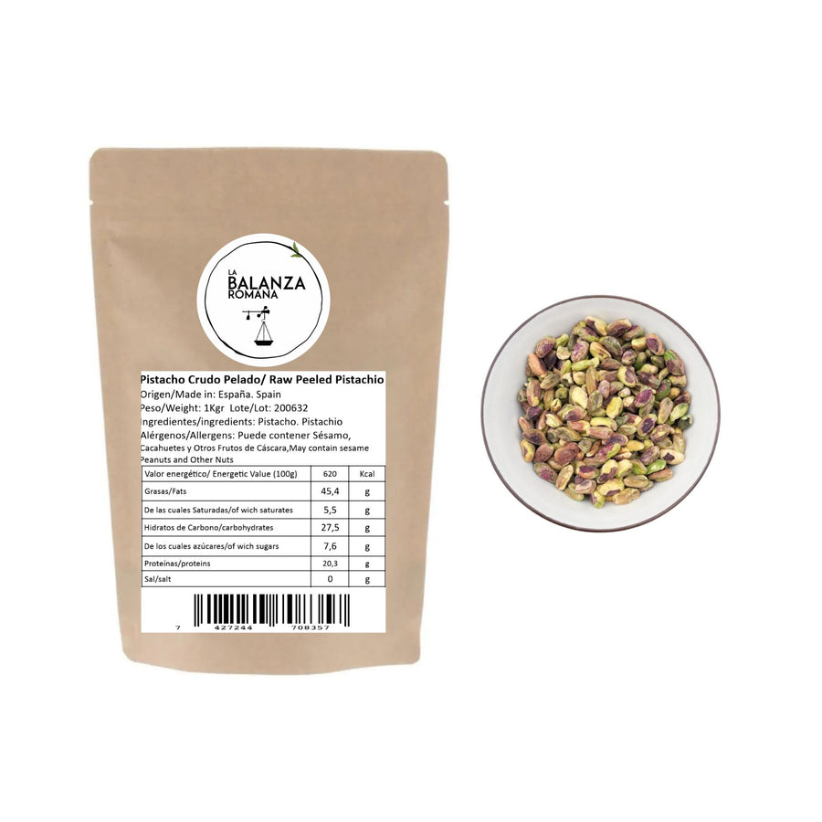 Pistacho Crudo Pelado Nacional - 1Kg