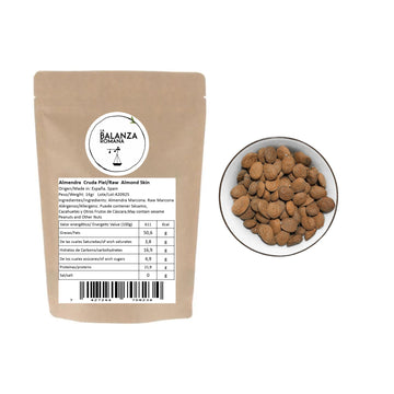 Almendra Cruda con piel - 1kg