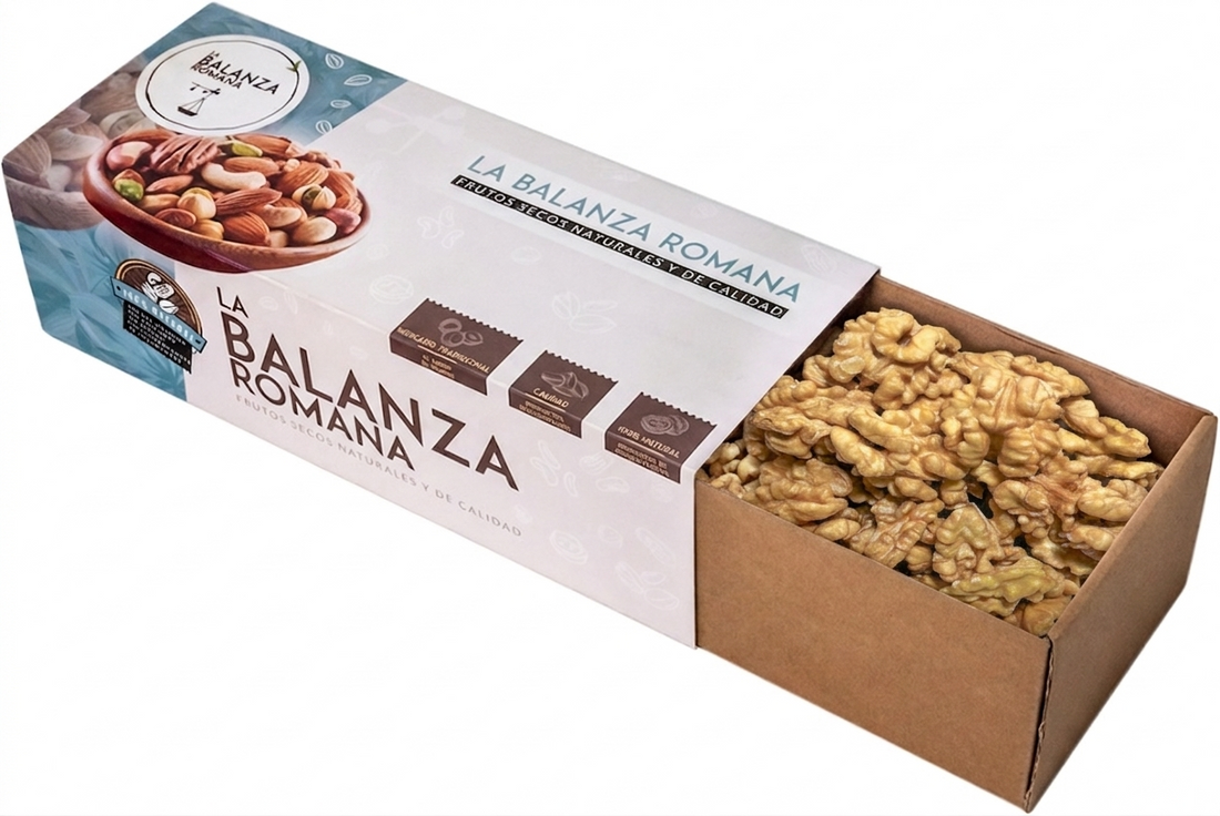 Mitades de Nuez Doradas Premium - Envasadas al Vacío - 600g