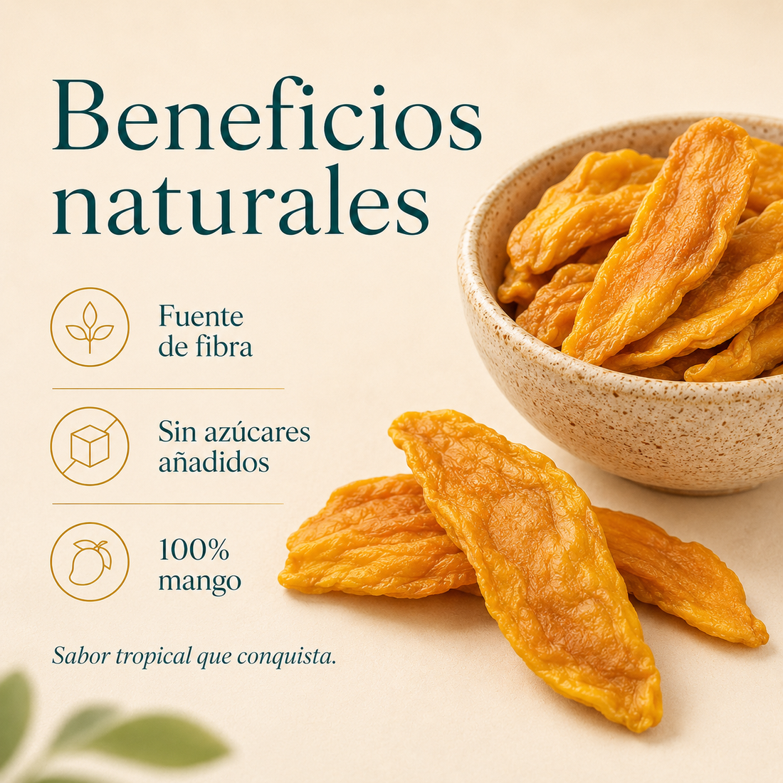 Bio Tropische Mango-Happen - Vakuumverpackt
