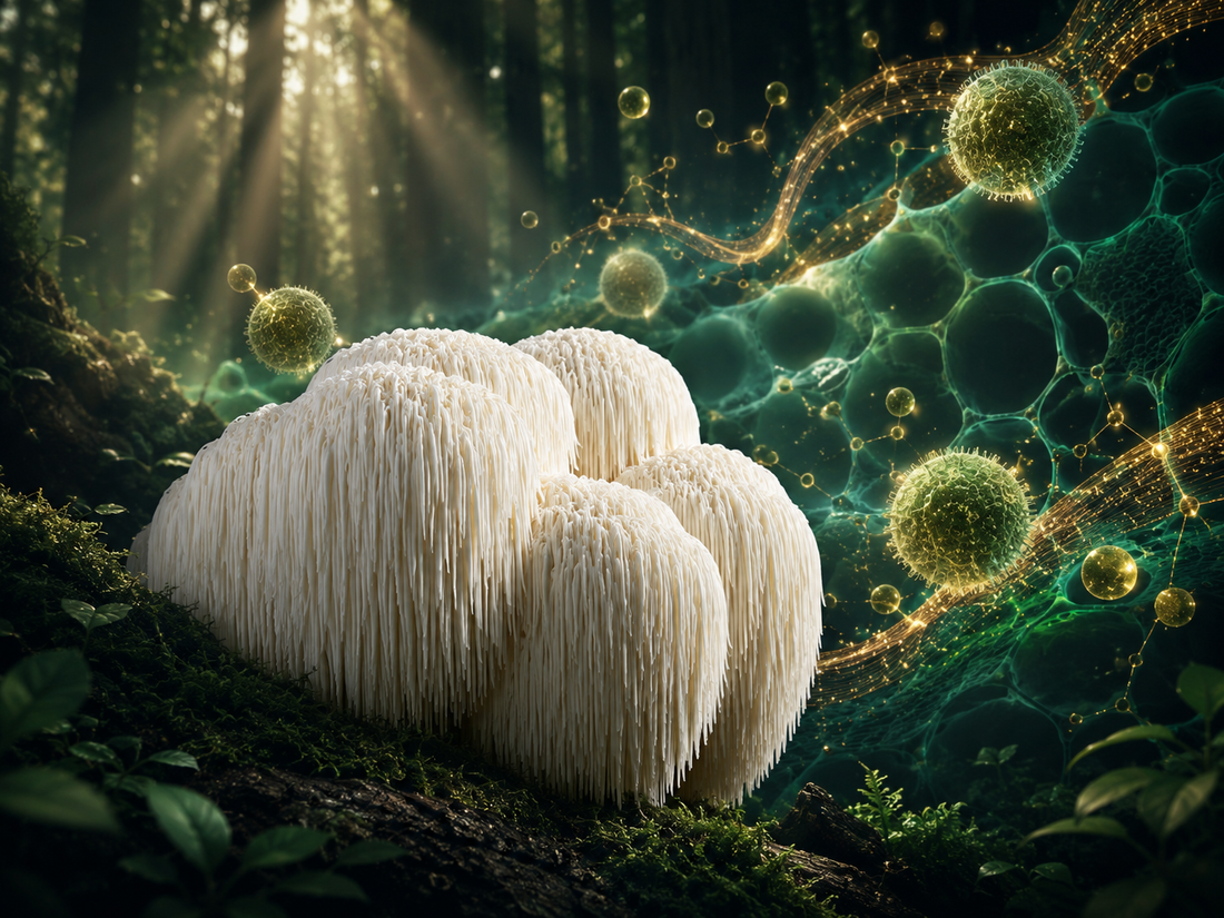 Melena de León en Polvo BIO | Prepara Cafés y Elixires de Seta | 100 % Hericium Erinaceus Molido | Samskara