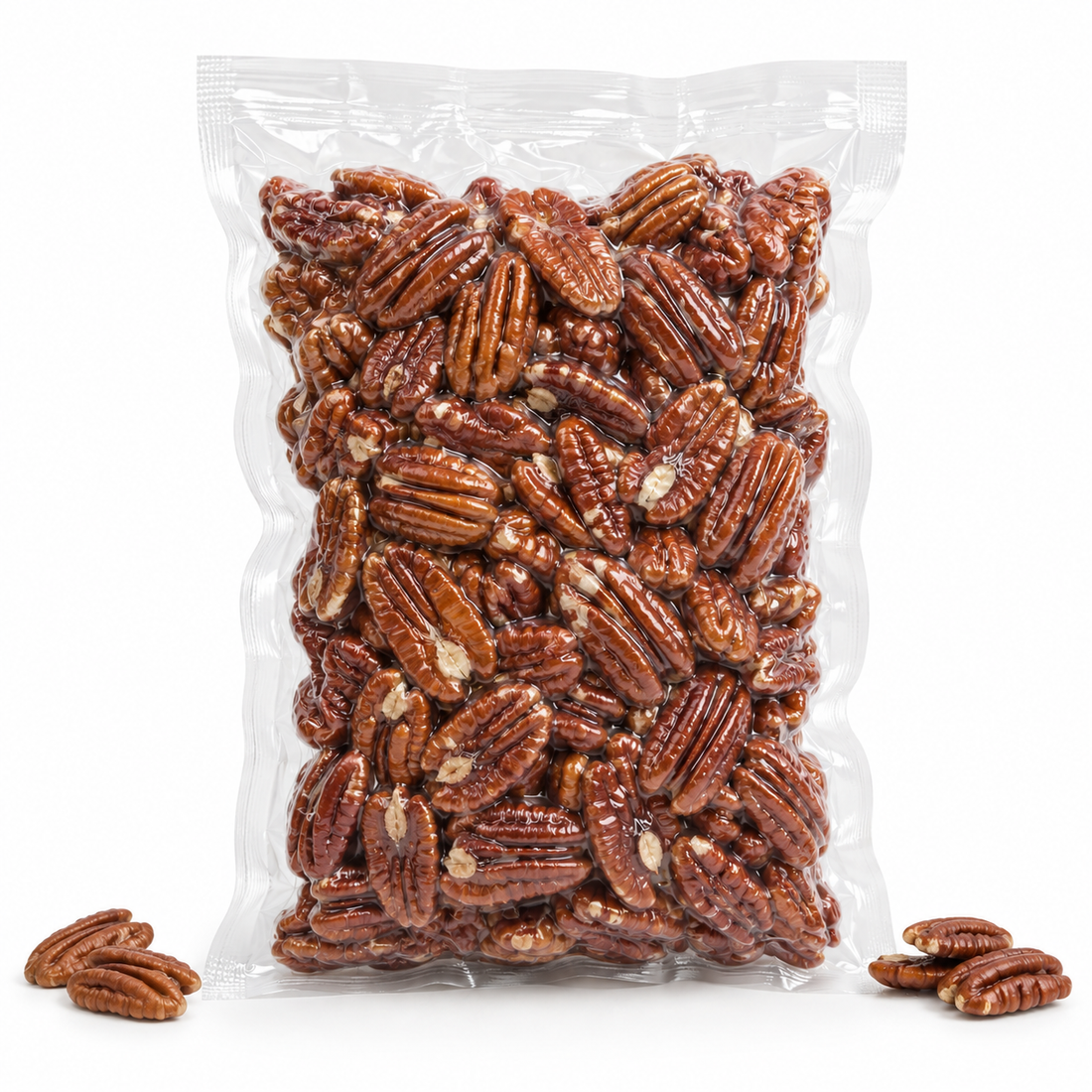 Mitades de Nuez Pecana Mantecosa - Envasadas al Vacío