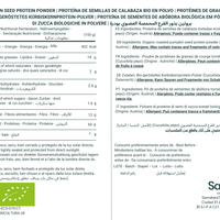 Proteína de Calabaza BIO | Varía tu Proteína Vegetal con Sabor Tostado | Con Magnesio y Zinc Naturales | Samskara