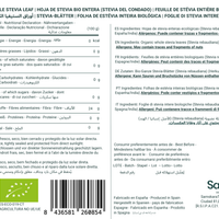 Hojas de Estevia Molidas BIO | Endulza Infusiones con un Toque de Regaliz | Hoja Entera Cruda Molida | Samskara