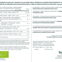 Semillas de Cáñamo Peladas BIO | Espolvorea Omega-3 y 6 en Cada Plato | Origen UE, Crudas y sin THC | Samskara