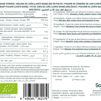 Melena de León en Polvo BIO | Prepara Cafés y Elixires de Seta | 100 % Hericium Erinaceus Molido | Samskara