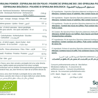 Espirulina en Polvo BIO | Completa tus Batidos con Proteína y Clorofila | Microalga Clásica sin Aditivos | Samskara