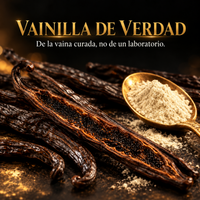 Samskara Vainilla Bourbon Ecológica en Polvo | 50g | Extracto de Vainilla de Madagascar | Vanilla Planifolia | Para Repostería, Postres, Café y Bebidas
