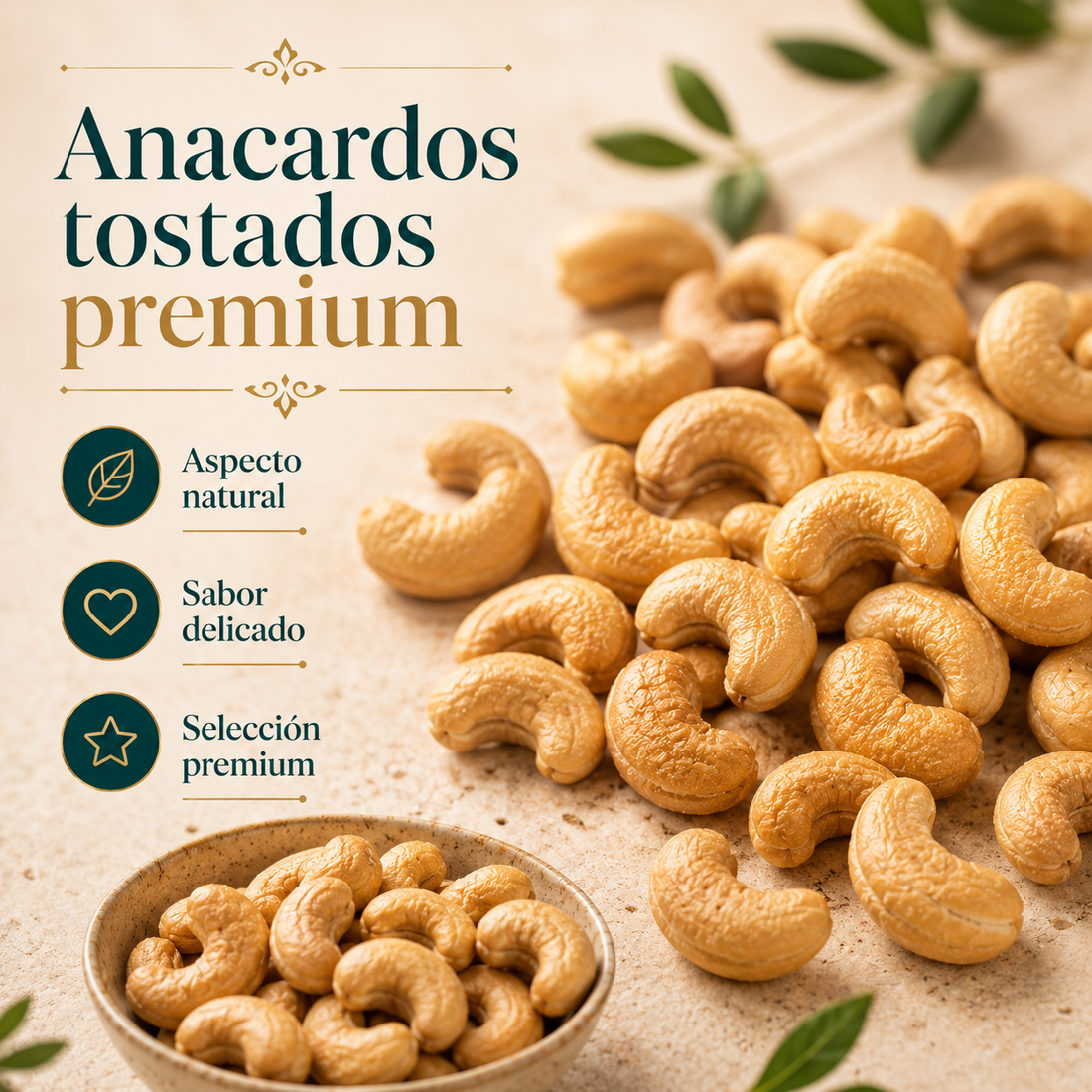 Anacardo Tostado Premium - Envasados al Vacío