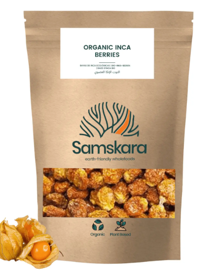Bayas de Inca Orgánicas (Bayas de Oro) 500gr | por Samskara Tribe | Ricas en Vitamina C, Antioxidantes y Fibra | Bienestar de la Piel |