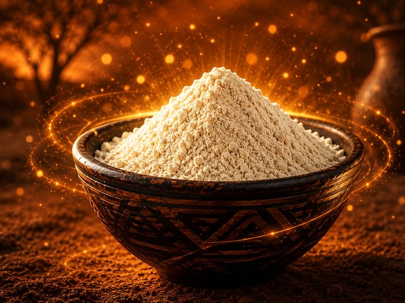Cuenco de baobab en polvo, fruta entera secada de forma natural con mínimo procesado
