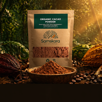 Cacao Crudo en Polvo BIO | Intensifica tus Recetas con Chocolate Puro | Con Magnesio y Hierro Naturales | Samskara