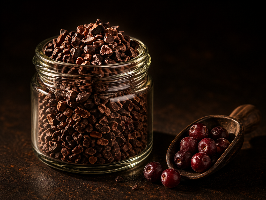 Nibs de Cacao Crudo BIO | Da un Crunch de Chocolate Puro a tus Bowls | Con Magnesio y Hierro Naturales | Samskara