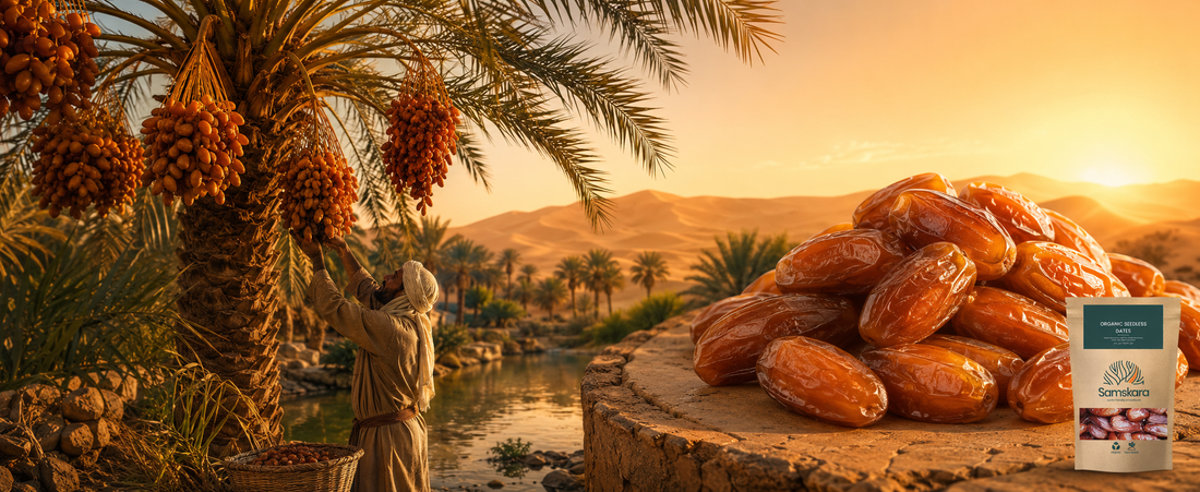 Organic Pitted Deglet Nour Dates - 1kg
