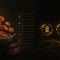 Organic Pitted Deglet Nour Dates - 1kg