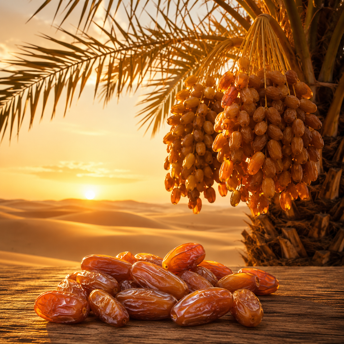 Organic Pitted Deglet Nour Dates - 1kg