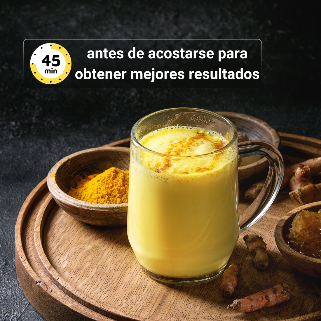Golden Snooze 9 P.M BIO – 160 g | Termina el Día con tu Leche Dorada Especiada | Cúrcuma, Reishi y Ashwagandha | Samskara