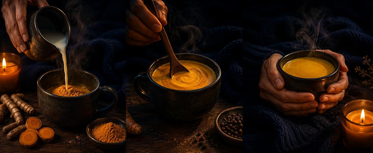 Tres velas doradas encendidas sobre fondo oscuro, ritual de las 9 PM en tres pasos