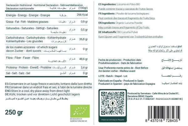 Lúcuma en Polvo BIO - 250g
